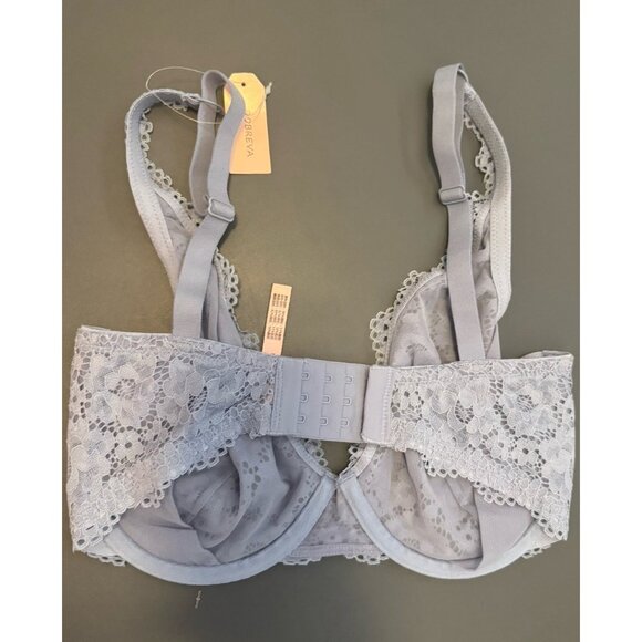 NEW Dobreva Women's Lace Bra 32 E Minimizer Sexy Coverage Underwire Unlined 036 - Picture 2 of 2
